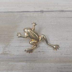 Frog brooch